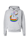 Magical Horn Rainbow Unicorn Hoodie Sweatshirt-Hoodie-TooLoud-AshGray-Small-Davson Sales