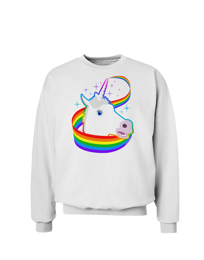 Magical Horn Rainbow Unicorn Sweatshirt-Sweatshirts-TooLoud-White-Small-Davson Sales