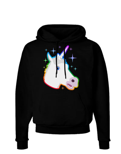 Magical Rainbow Sparkle Unicorn Dark Hoodie Sweatshirt-Hoodie-TooLoud-Black-Small-Davson Sales