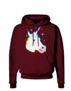 Magical Rainbow Sparkle Unicorn Dark Hoodie Sweatshirt-Hoodie-TooLoud-Maroon-Small-Davson Sales