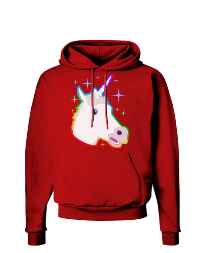 Magical Rainbow Sparkle Unicorn Dark Hoodie Sweatshirt-Hoodie-TooLoud-Red-Small-Davson Sales