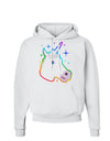 Magical Rainbow Sparkle Unicorn Hoodie Sweatshirt-Hoodie-TooLoud-White-Small-Davson Sales