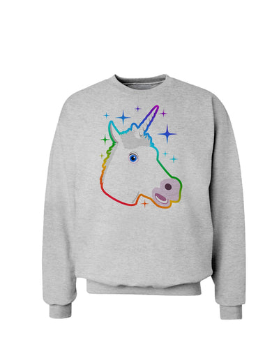 Magical Rainbow Sparkle Unicorn Sweatshirt-Sweatshirts-TooLoud-AshGray-Small-Davson Sales