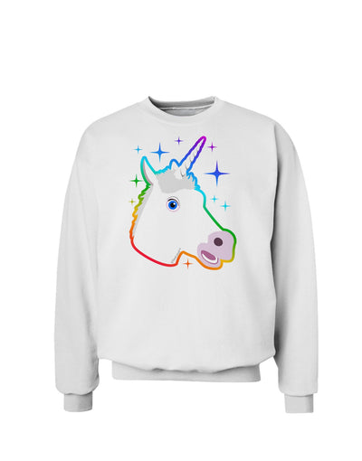 Magical Rainbow Sparkle Unicorn Sweatshirt-Sweatshirts-TooLoud-White-Small-Davson Sales