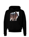 Magnificent Full White Wolf Dark Hoodie Sweatshirt-Hoodie-TooLoud-Black-Small-Davson Sales