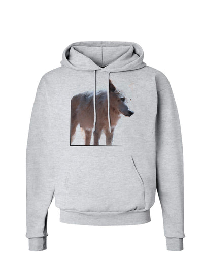 Magnificent Full White Wolf Hoodie Sweatshirt-Hoodie-TooLoud-AshGray-Small-Davson Sales