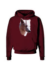 Magnificent White Wolf Head Dark Hoodie Sweatshirt-Hoodie-TooLoud-Maroon-Small-Davson Sales