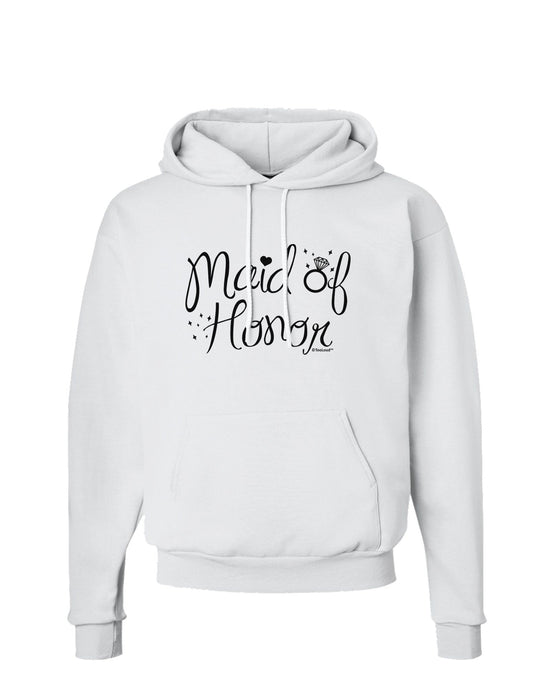 Maid of Honor - Diamond Ring Design Hoodie Sweatshirt-Hoodie-TooLoud-White-Small-Davson Sales