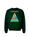 Main Food Groups of an Elf - Christmas Adult Dark Sweatshirt-Sweatshirts-TooLoud-Deep-Forest-Green-Small-Davson Sales