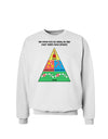 Main Food Groups of an Elf - Christmas Sweatshirt-Sweatshirts-TooLoud-White-Small-Davson Sales