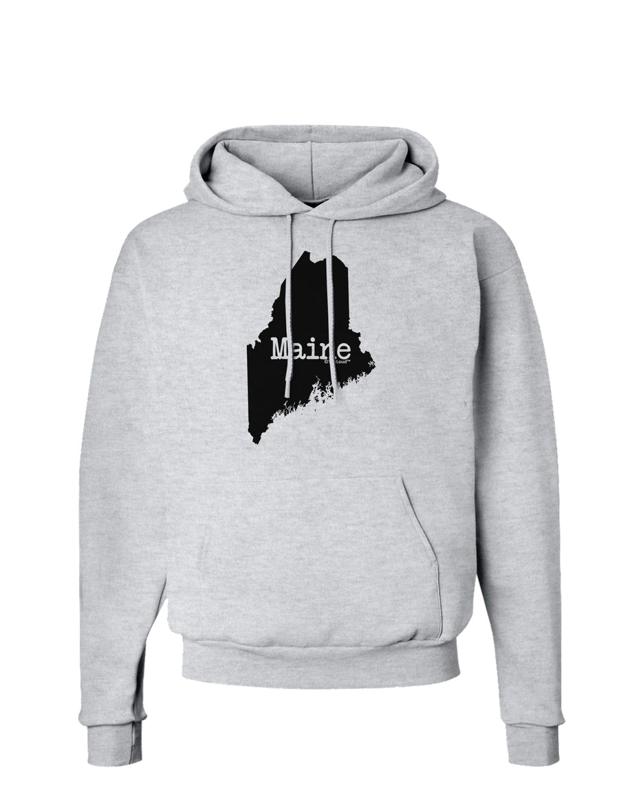 Maine - United States Shape Hoodie Sweatshirt by TooLoud-Hoodie-TooLoud-White-Small-Davson Sales