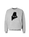 Maine - United States Shape Sweatshirt by TooLoud-Sweatshirts-TooLoud-AshGray-Small-Davson Sales