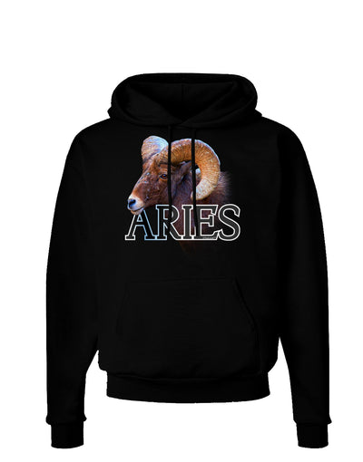 Majestic Aries Picture Dark Hoodie Sweatshirt-Hoodie-TooLoud-Black-Small-Davson Sales