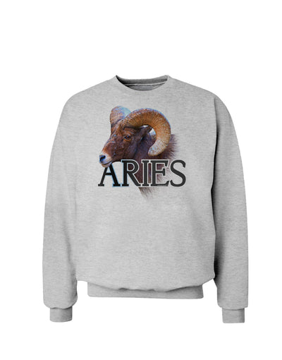 Majestic Aries Picture Sweatshirt-Sweatshirts-TooLoud-AshGray-Small-Davson Sales