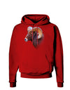 Majestic Bighorn Ram Dark Hoodie Sweatshirt-Hoodie-TooLoud-Red-Small-Davson Sales