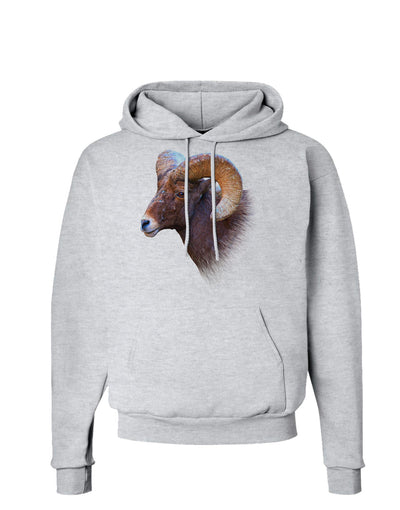 Majestic Bighorn Ram Hoodie Sweatshirt-Hoodie-TooLoud-AshGray-Small-Davson Sales