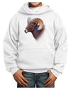 Majestic Bighorn Ram Youth Hoodie Pullover Sweatshirt-Youth Hoodie-TooLoud-White-XS-Davson Sales