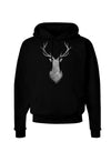 Majestic Stag Distressed Dark Hoodie Sweatshirt-Hoodie-TooLoud-Black-Small-Davson Sales