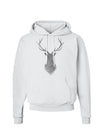 Majestic Stag Distressed Hoodie Sweatshirt-Hoodie-TooLoud-White-Small-Davson Sales