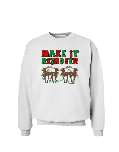 Make It Reindeer Sweatshirt-Sweatshirts-TooLoud-White-Small-Davson Sales