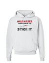 Male Nurses - Stick It Hoodie Sweatshirt-Hoodie-TooLoud-White-Small-Davson Sales