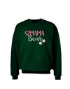 Mama Bear Paws Adult Dark Sweatshirt-Sweatshirts-TooLoud-Deep-Forest-Green-Small-Davson Sales