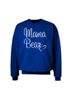 Mama Bear with Heart - Mom Design Adult Dark Sweatshirt-Sweatshirts-TooLoud-Deep-Royal-Blue-Small-Davson Sales