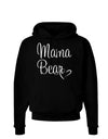 Mama Bear with Heart - Mom Design Dark Hoodie Sweatshirt-Hoodie-TooLoud-Black-Small-Davson Sales
