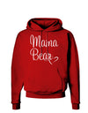 Mama Bear with Heart - Mom Design Dark Hoodie Sweatshirt-Hoodie-TooLoud-Red-Small-Davson Sales