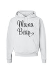 Mama Bear with Heart - Mom Design Hoodie Sweatshirt-Hoodie-TooLoud-White-Small-Davson Sales