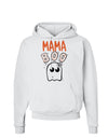 Mama Boo Ghostie Hoodie Sweatshirt White 3XL Tooloud