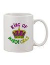 Mardi Gras Majesty 11 oz Printed Coffee Mug - TooLoud-11 OZ Coffee Mug-TooLoud-White-Davson Sales