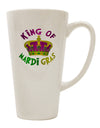 Mardi Gras Majesty 16 Ounce Conical Latte Coffee Mug - TooLoud-Conical Latte Mug-TooLoud-White-Davson Sales