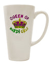 Mardi Gras Majesty 16 Ounce Conical Latte Coffee Mug - TooLoud-Conical Latte Mug-TooLoud-White-Davson Sales