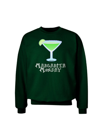 Margarita Monday Design - Pop Culture Adult Dark Sweatshirt by TooLoud-Sweatshirts-TooLoud-Deep-Forest-Green-Small-Davson Sales