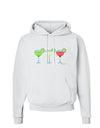 Margaritas - Mexican Flag Colors - Cinco de Mayo Hoodie Sweatshirt by TooLoud-Hoodie-TooLoud-White-Small-Davson Sales