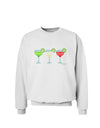 Margaritas - Mexican Flag Colors - Cinco de Mayo Sweatshirt by TooLoud-Sweatshirts-TooLoud-White-Small-Davson Sales