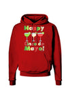 Margaritas - Mexican Flag Colors - Happy Cinco de Mayo Dark Hoodie Sweatshirt by TooLoud-Hoodie-TooLoud-Red-Small-Davson Sales