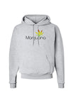 Marijuana Text and Leaf - Rastafarian Hoodie Sweatshirt-Hoodie-TooLoud-AshGray-Small-Davson Sales