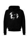 Marilyn Monroe Cutout Design Dark Hoodie Sweatshirt by TooLoud-Hoodie-TooLoud-Black-Small-Davson Sales