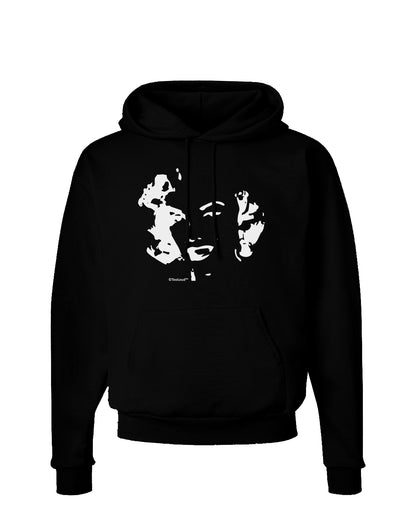 Marilyn Monroe Cutout Design Dark Hoodie Sweatshirt by TooLoud-Hoodie-TooLoud-Black-Small-Davson Sales