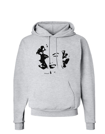 Marilyn Monroe Cutout Design Hoodie Sweatshirt by TooLoud-Hoodie-TooLoud-AshGray-Small-Davson Sales