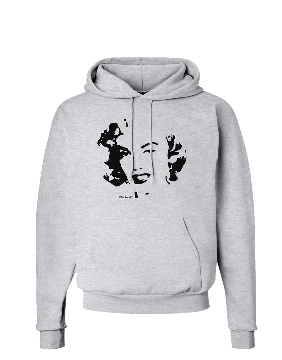 Marilyn Monroe Cutout Design Hoodie Sweatshirt by TooLoud-Hoodie-TooLoud-White-Small-Davson Sales