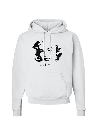 Marilyn Monroe Cutout Design Hoodie Sweatshirt by TooLoud-Hoodie-TooLoud-White-Small-Davson Sales