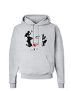 Marilyn Monroe Cutout Design Red Lips Hoodie Sweatshirt by TooLoud-Hoodie-TooLoud-AshGray-Small-Davson Sales