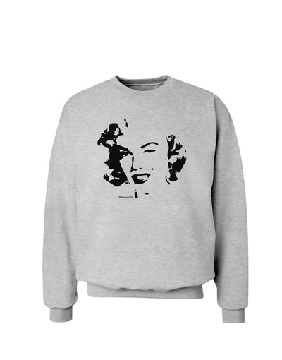 Marilyn Monroe Cutout Design Sweatshirt by TooLoud-Sweatshirts-TooLoud-AshGray-Small-Davson Sales