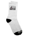 Mark Twain Adult Crew Socks - Enhance Your Style with a Touch of Humor - TooLoud-Socks-TooLoud-White-Ladies-4-6-Davson Sales