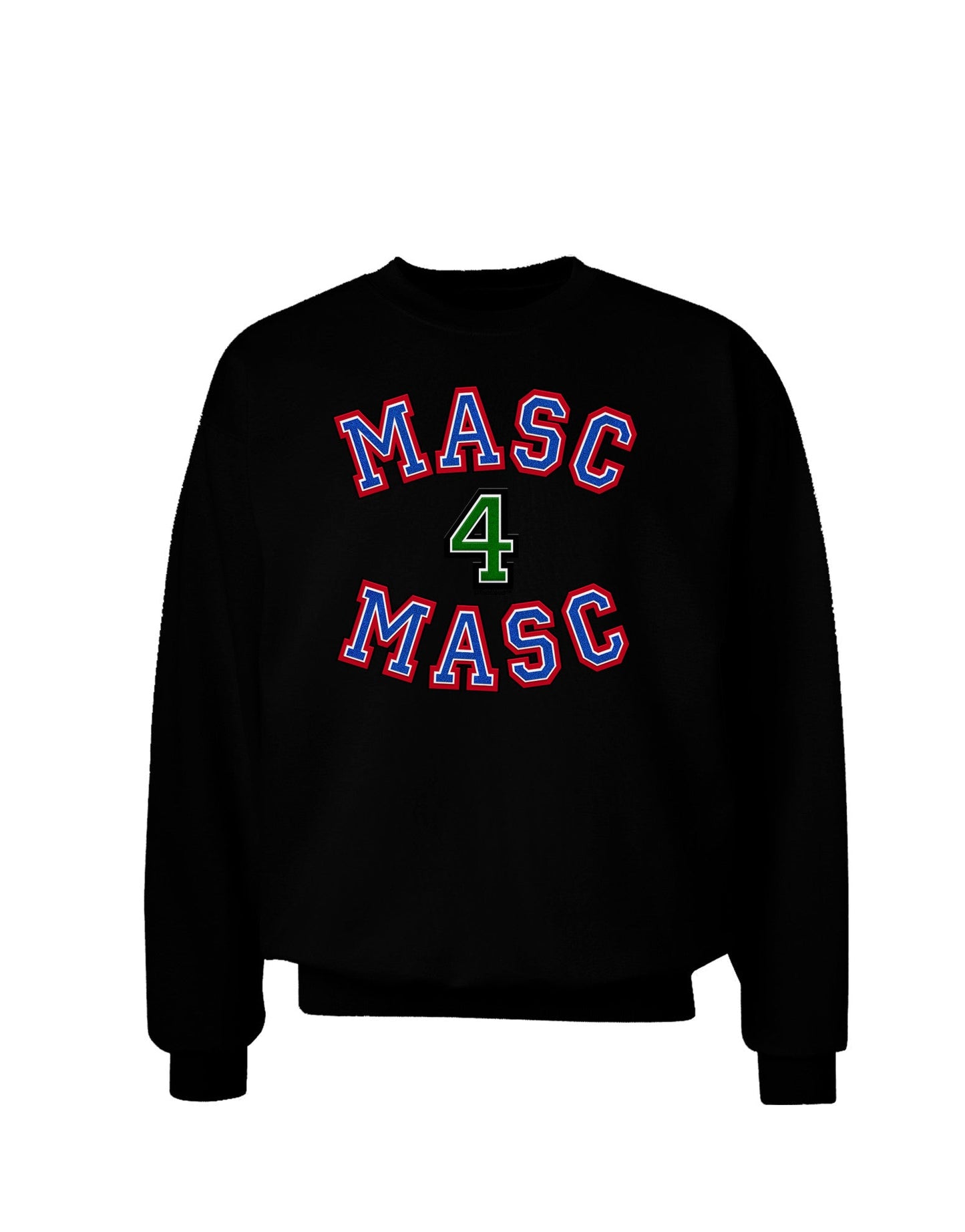 Masc 4 Masc College Stud Adult Dark Sweatshirt by-Sweatshirts-TooLoud-Black-Small-Davson Sales
