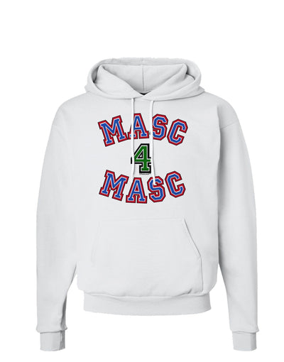 Masc 4 Masc College Stud Hoodie Sweatshirt by-Hoodie-TooLoud-White-Small-Davson Sales