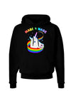 Masc 4 Masc Pranciful Unicorn Dark Hoodie Sweatshirt-Hoodie-TooLoud-Black-Small-Davson Sales